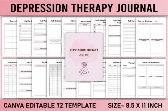 Download Editable Depression Therapy Journal - Depression therapy journal Collection