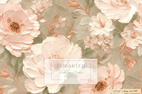 Download Blush Peony Oil Paint Pattern - Premium Resources