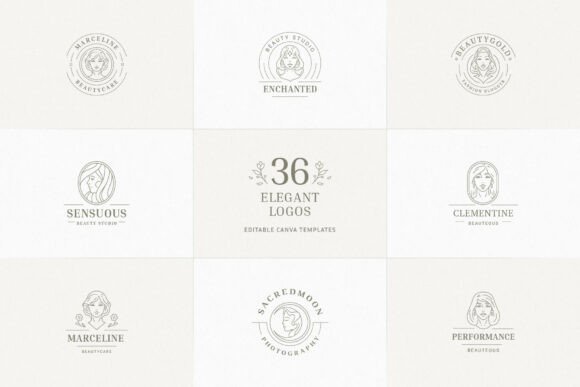 Download 36 Elegant Logo Templates | Canva - Canva Collection
