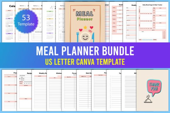 Download Meal Planner Bundle Canva - Canva Collection