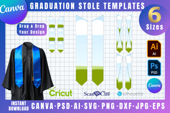 Download Canva Graduation Stole Template - Canva Collection