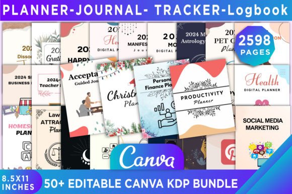 Download 50+ Editable Canva Kdp Bundle - Canva Collection