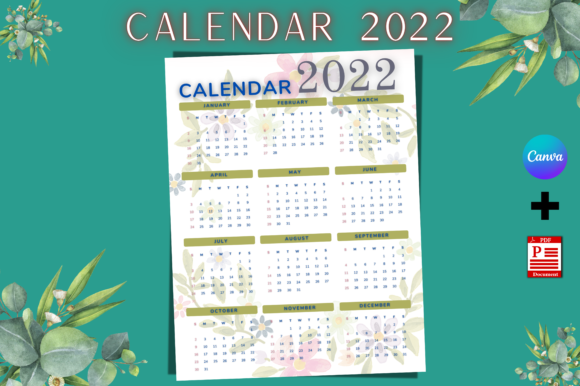 Download Printable Calendar Canva Templates - Canva template Collection