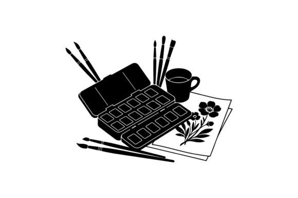 Download Sketchbook with Pencils and Coffee Cup O - Sketchbook Collection