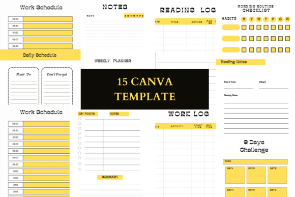 Download Minimalist 15 Editable Canva Templates - Canva template Collection