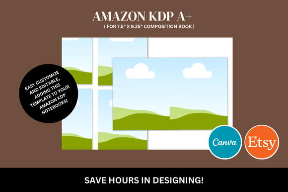 Download Amazon KDP a+ Canva Mockup - Canva Collection