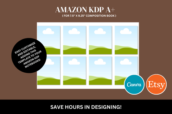 Download Amazon KDP a+ Canva Mockup - Canva Collection