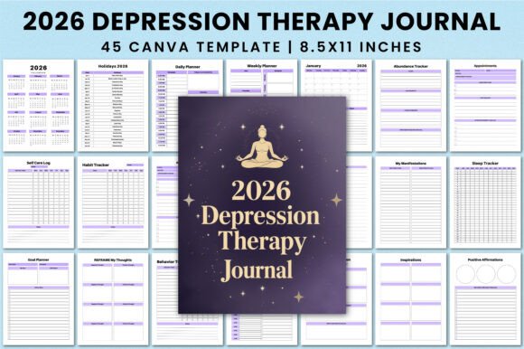 Download 2026 Depression Therapy Journal KDP - Depression therapy journal Collection
