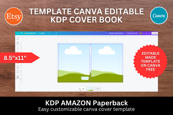 Download Canva KDP Cover Templates Bundle - Canva Collection