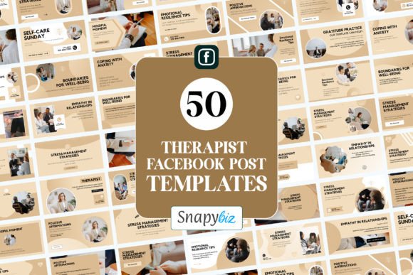 Download Therapist Facebook Canva Post Templates - Canva Collection