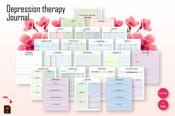 Download Depression Therapy Journal Colored - Depression therapy journal Collection
