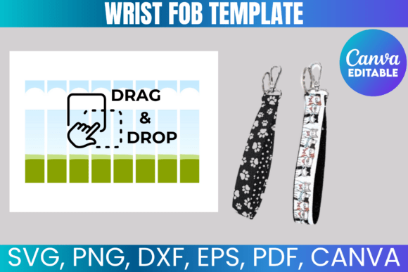 Download Wrist Fob Canva Template SVG - Canva template Collection