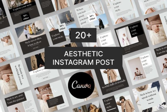 Download Aesthetic Instagram Templates Canva - Canva Collection