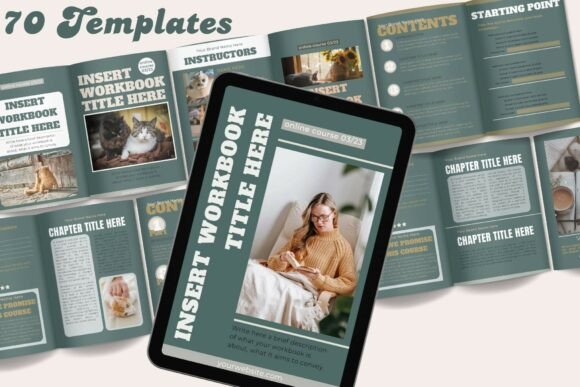 Download Course Workbook Canva Templates - Canva template Collection